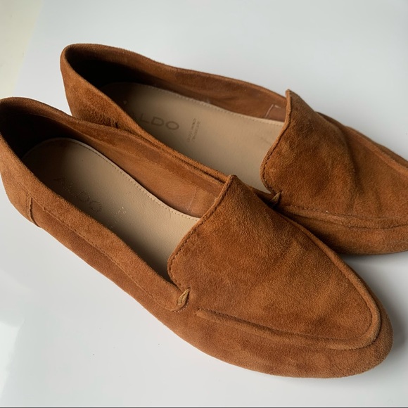 aldo suede loafers